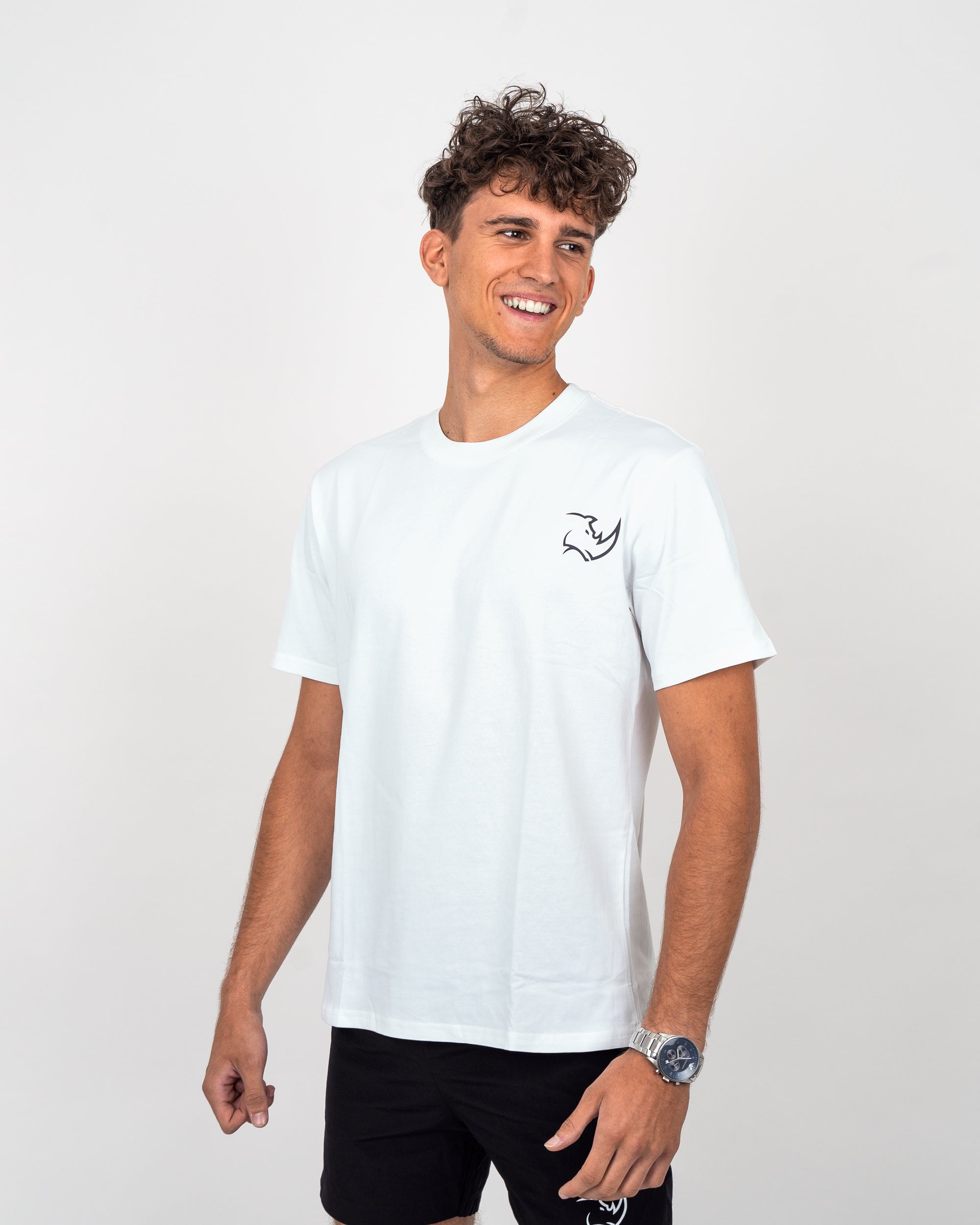 RHINO OVERSIZED T-SHIRT MEN - WHITE