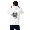 RHINO SPORTS HOODIE WEIGHTLIFTING TRIBE - WHITE